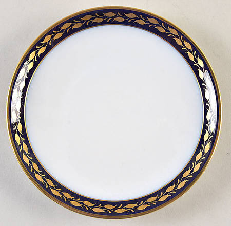 Golden Leaves Bread & Butter Plate