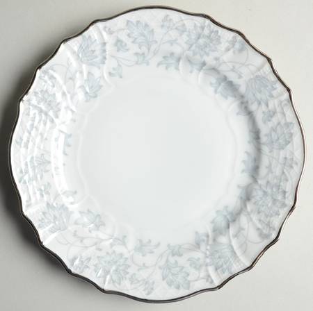 Gray Lace Salad Plate