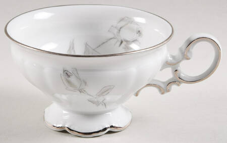 Gray Rose Footed Cup