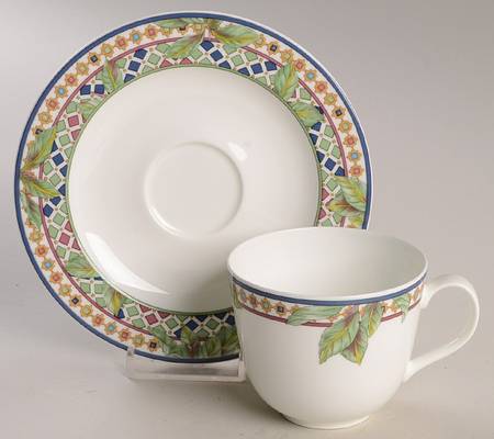 Hacienda Flat Cup & Saucer Set