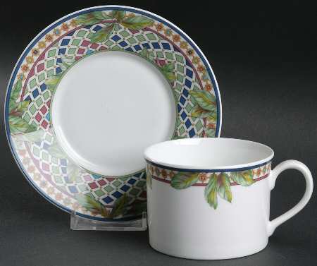 Hacienda Flat Cup & Saucer Set