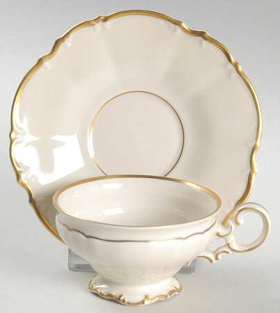 Hamilton Footed Demitasse Cup & Saucer Set