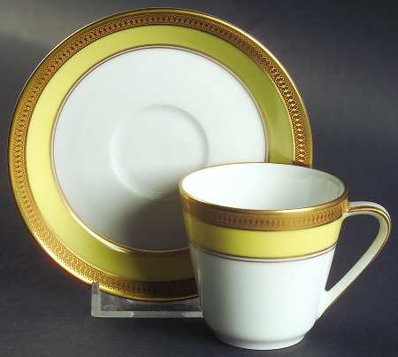 Hastings Flat Demitasse Cup & Saucer Set