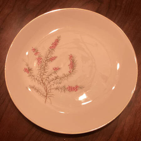 Heather White Coupe Dinner Plate