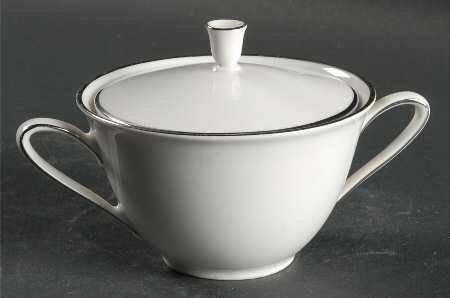 Heirloom Platinum Sugar Bowl & Lid