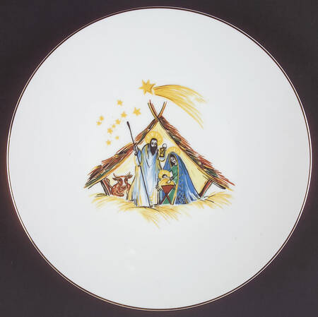 HUT133 Large Dinner Plate