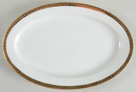 HUT165 12" Oval Serving Platter