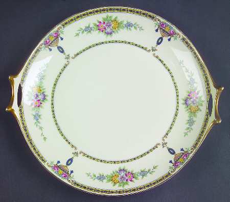 HUT208 Handled Cake Plate