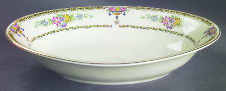 HUT208 10" Oval Vegetable Bowl