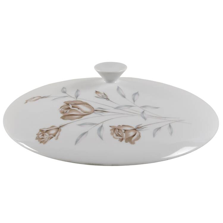 Huntington Rose Lid for Round Vegetable