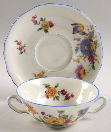 11872 Flat Cream Soup Bowl & Saucer Set