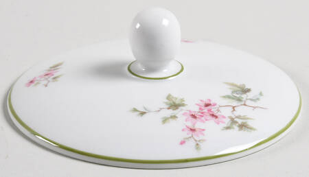 HUT2 (Green Trim) Lid for Sugar Bowl