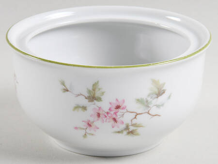 HUT2 (Green Trim) Sugar Bowl No Lid