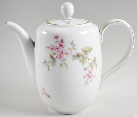 HUT2 (Green Trim) Coffee Pot & Lid