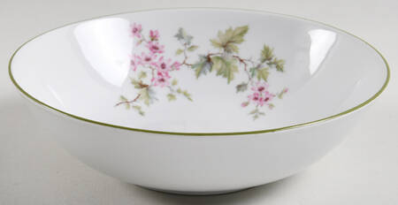 HUT2 (Green Trim) Coupe Cereal Bowl