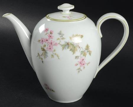 HUT2 (Green Trim) Coffee Pot & Lid
