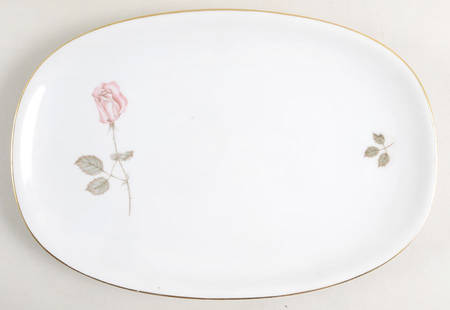 Rose 12" Oval Serving Platter