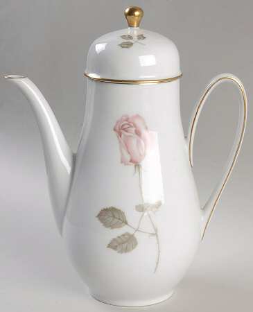 Rose Coffee Pot & Lid