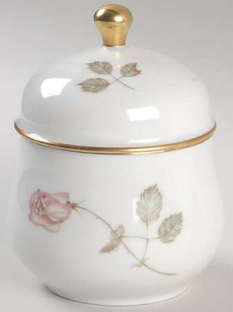 Rose Sugar Bowl & Lid