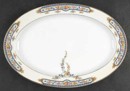 HUT349 14" Oval Serving Platter