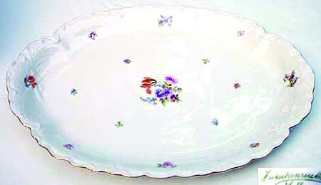 HUT357 15" Oval Serving Platter