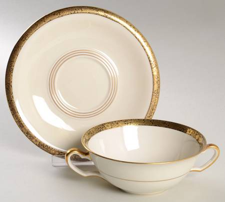 6203 Flat Cream Soup Bowl & Saucer Set