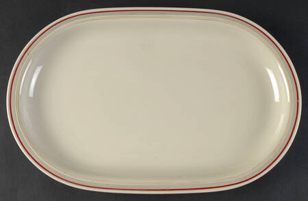 HUT374 15" Oval Serving Platter