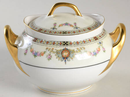 HUT4 Sugar Bowl & Lid