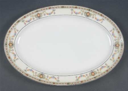 HUT4 13" Oval Serving Platter