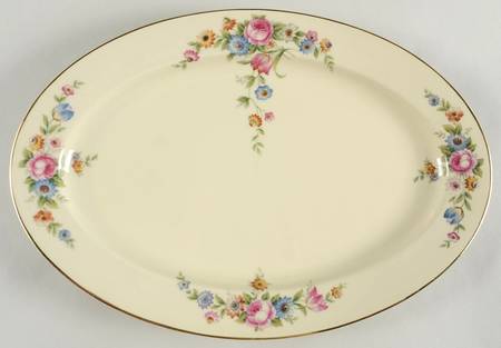 HUT401 16" Oval Serving Platter by Hutschenreuther