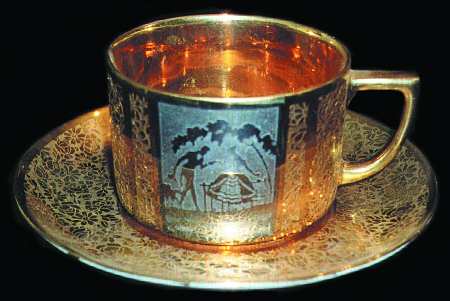 HUT558 Flat Cup & Saucer Set