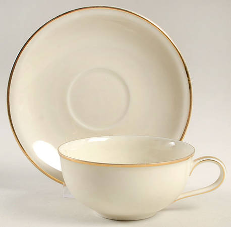 7854 Flat Cup & Saucer Set