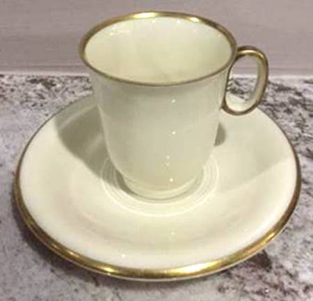 12266 Footed Demitasse Cup & Saucer Set