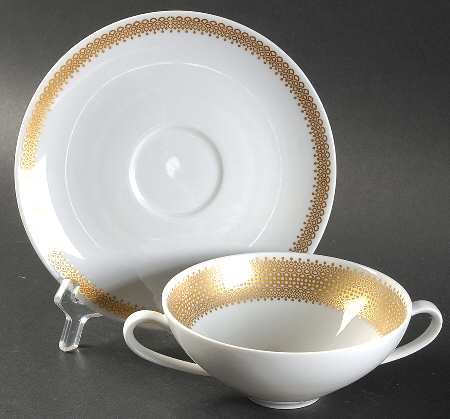 Sinfonie Flat Cream Soup Bowl & Saucer Set