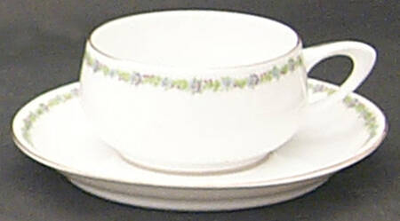 HUT98 Flat Cup & Saucer Set