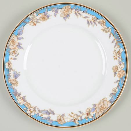 Indigo Salad Plate
