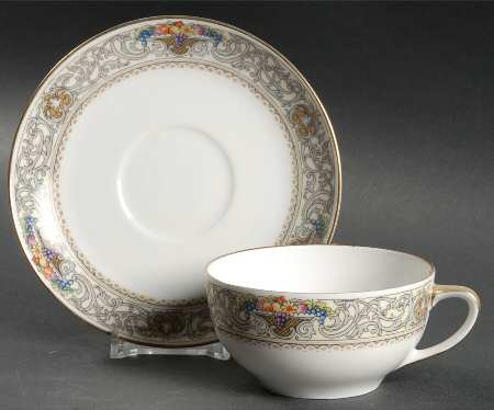 Jaffrey Flat Cup & Saucer Set