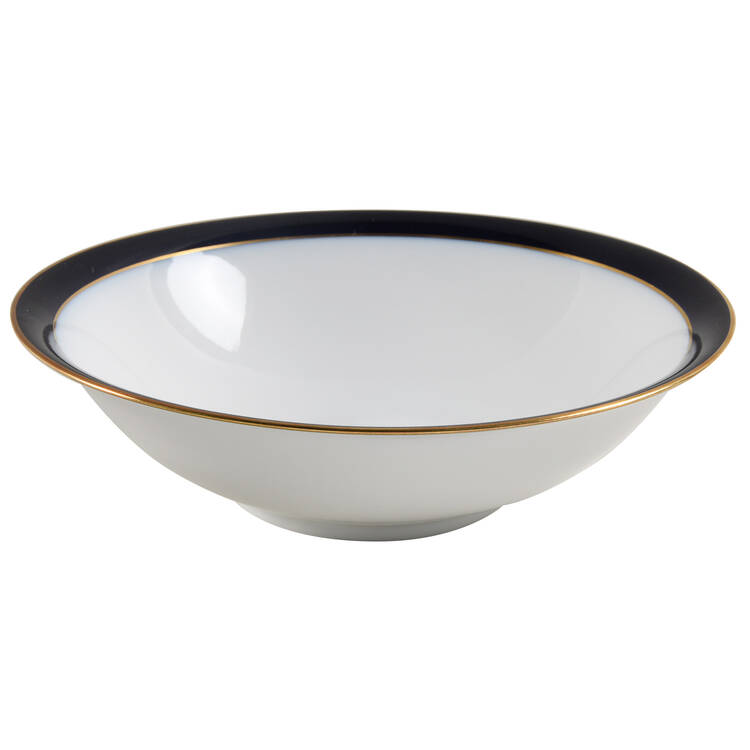 Kobalt (Coupe, Olivia Shape) 8" Round Vegetable Bowl