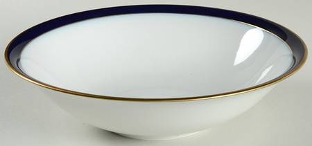 Kobalt (Coupe, Olivia Shape) 10" Round Vegetable Bowl