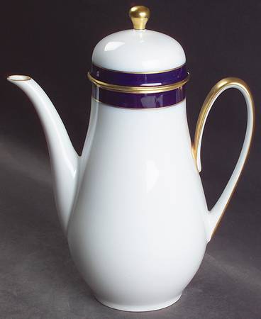 Kobalt (Coupe, Olivia Shape) Coffee Pot & Lid
