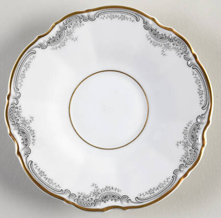 Lorelei Loreley (Gold, White) Saucer for Footed Cup