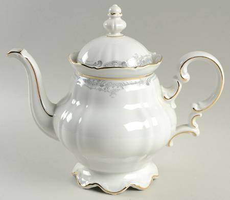 Lorelei Loreley (Gold, White) Teapot & Lid