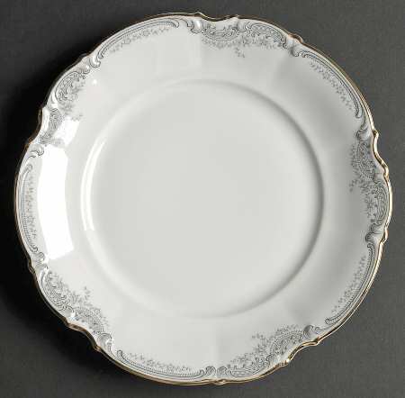 Lorelei Loreley (Gold, White) Luncheon Plate