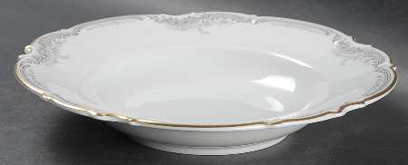 Lorelei Loreley (Gold, White) Rim Soup Bowl