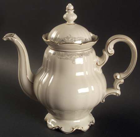 Lorelei Loreley (Gold, Cream) Coffee Pot & Lid