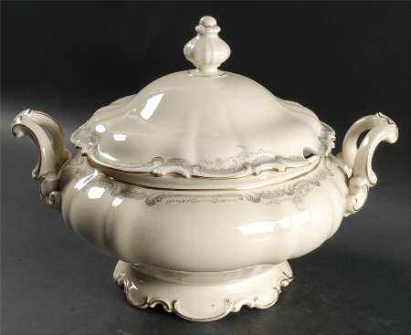 Lorelei Loreley (Gold, Cream) Tureen &  Lid