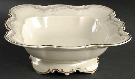 Lorelei Loreley (Gold, Cream) 10" Square Vegetable Bowl