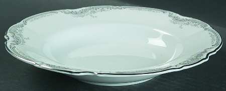 Lorelei Loreley (Platinum Trim) Rim Soup Bowl