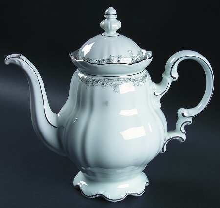 Lorelei Loreley (Platinum Trim) Coffee Pot & Lid