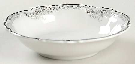 Lorelei Loreley (Platinum Trim) Fruit/Dessert (Sauce) Bowl